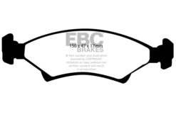 Alternative view of EBC Ultimax OEM Replacement Brake Pad Set DP1001 [Front]