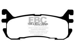 Alternative view of EBC Ultimax OEM Replacement Brake Pad Set DP1003 [Rear]