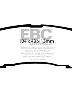 EBC Ultimax OEM Replacement Brake Pad Set DP1003 [Rear] - Image 2