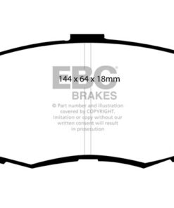 EBC Greenstuff 2000 Brake Pad Set (FRONT) DP21006 - Image 2