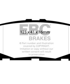 EBC Ultimax OEM Replacement Brake Pad Set DP1008 [Rear] - Image 2