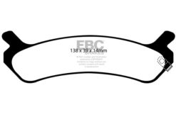 Alternative view of EBC Ultimax OEM Replacement Brake Pad Set DP1017 [Rear]