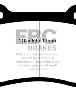 EBC Greenstuff 2000 Brake Pad Set (FRONT) DP21031 - Image 2