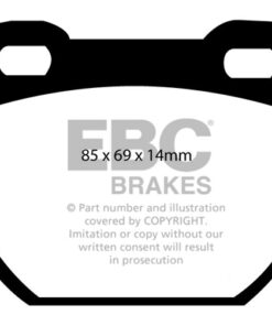 EBC Ultimax OEM Replacement Brake Pad Set DP1033 [Rear] - Image 2