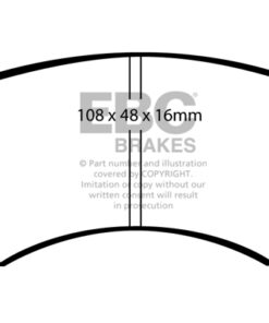 EBC Greenstuff 2000 Brake Pad Set (FRONT) DP21044 - Image 2