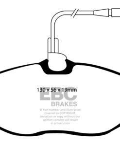 EBC Greenstuff 2000 Brake Pad Set (FRONT) DP21047 - Image 2