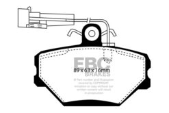 Alternative view of EBC Ultimax OEM Replacement Brake Pad Set DP1052 [Front]