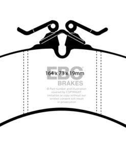 Alternative view of EBC Yellowstuff Brake Pads - DP41054/2R