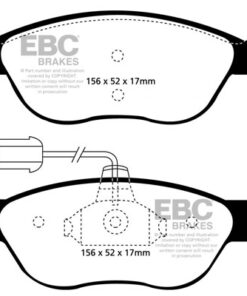 EBC Greenstuff 2000 Brake Pad Set (FRONT) DP21060/2 - Image 2