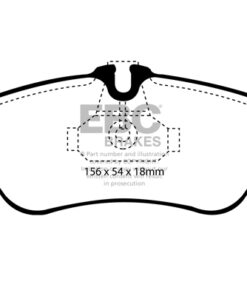 EBC Ultimax OEM Replacement Brake Pad Set DP1070/2 [Rear] - Image 2