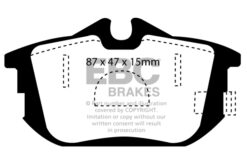 EBC Redstuff Brake Pads - DP31076C - Image 2