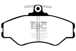 EBC Ultimax OEM Replacement Brake Pad Set DP1086 [Front] - Image 2