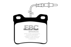 EBC Ultimax OEM Replacement Brake Pad Set DP1090 [Rear] - Image 2