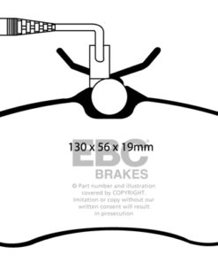 EBC Greenstuff 2000 Brake Pad Set (FRONT) DP21104 - Image 2