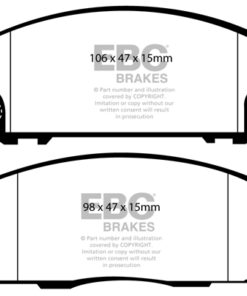 EBC Ultimax OEM Replacement Brake Pad Set DP1107 [Rear] - Image 2