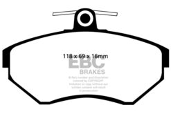 EBC Ultimax OEM Replacement Brake Pad Set DP1112 [Front] - Image 2