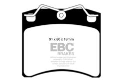 EBC Ultimax OEM Replacement Brake Pad Set DP1116 [Front] - Image 2
