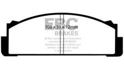 EBC Ultimax Brake Pad Set (FRONT) DP112 - Image 2