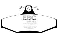 EBC Ultimax OEM Replacement Brake Pad Set DP1132 [Rear] - Image 2