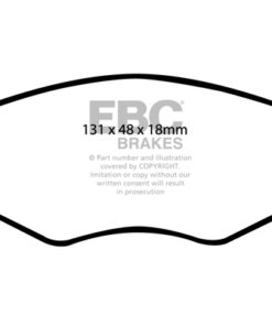 EBC Greenstuff 2000 Brake Pad Set (FRONT) DP21136 - Image 2