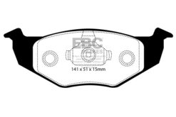 EBC Ultimax OEM Replacement Brake Pad Set DP1137 [Front] - Image 2