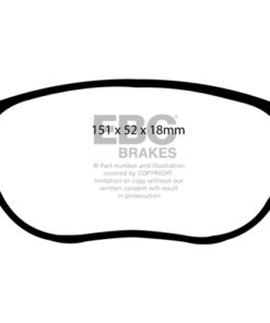 EBC Greenstuff 2000 Brake Pad Set (FRONT) DP21141 - Image 2