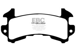 DP41146R EBC Yellowstuff Street and Track Brake Pad Set [Front|Rear] - Image 2