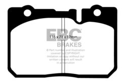 EBC Greenstuff 2000 Brake Pad Set (FRONT) DP21154 - Image 2