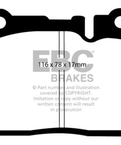 EBC Greenstuff 2000 Brake Pad Set (FRONT) DP21154 - Image 2