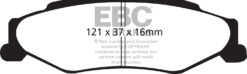 EBC Ultimax OEM Replacement Brake Pad Set DP1160 [Rear] - Image 2