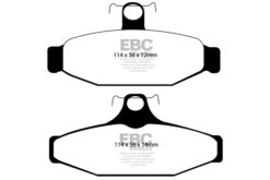 EBC Greenstuff 2000 Brake Pad Set (REAR) DP21167 - Image 2