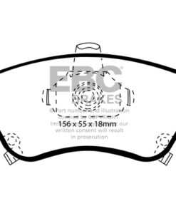 EBC Greenstuff 2000 Brake Pad Set (FRONT) DP21171 - Image 2