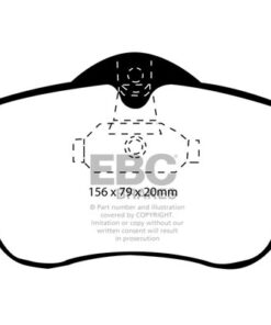 EBC Greenstuff 2000 Brake Pad Set (FRONT) DP21183 - Image 2