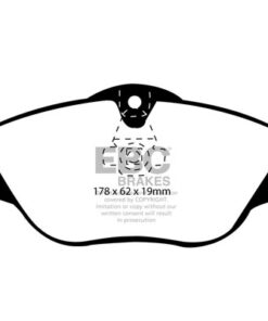 EBC Greenstuff 2000 Brake Pad Set (FRONT) DP21184 - Image 2
