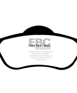 EBC Greenstuff 2000 Brake Pad Set (FRONT) DP21185 - Image 2