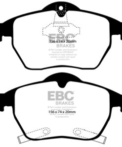 EBC Greenstuff 2000 Brake Pad Set (FRONT) DP21187 - Image 2