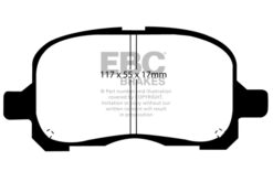 EBC Ultimax OEM Replacement Brake Pad Set DP1195 [Front] - Image 2