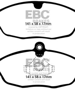 EBC Ultimax OEM Replacement Brake Pad Set DP1198 [Rear] - Image 2