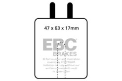 EBC Redstuff Brake Pads - DP3120C - Image 2