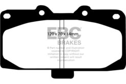 DP41200R EBC Yellowstuff Street and Track Brake Pad Set [Front] - Image 2