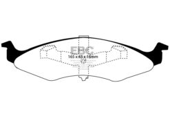EBC Greenstuff 2000 Brake Pad Set (FRONT) DP21202 - Image 2