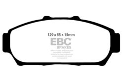 DP41206R EBC Yellowstuff Street and Track Brake Pad Set [Front] - Image 2