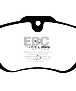 EBC Greenstuff 2000 Brake Pad Set (FRONT) DP21219 - Image 2