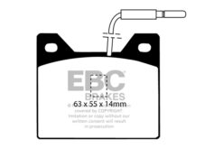 Alternative view of EBC Ultimax OEM Replacement Brake Pad Set DP122 [Rear]