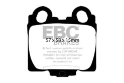 DP41224R EBC Yellowstuff Street and Track Brake Pad Set [Rear] - Image 2