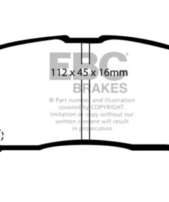 EBC Greenstuff 2000 Brake Pad Set (FRONT) DP21225 - Image 2