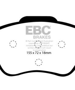 EBC Greenstuff 2000 Brake Pad Set (FRONT) DP21229 - Image 2