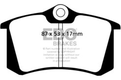 EBC Redstuff Brake Pads - DP31230C - Image 2