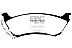 EBC Greenstuff Brake Pads - DP61233 - Image 2