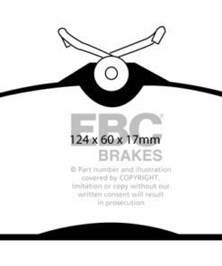 EBC Greenstuff 2000 Brake Pad Set (FRONT) DP21238 - Image 2